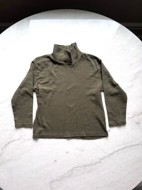 Zara Kids Olive Green Turtleneck Top Size 3-4 Years